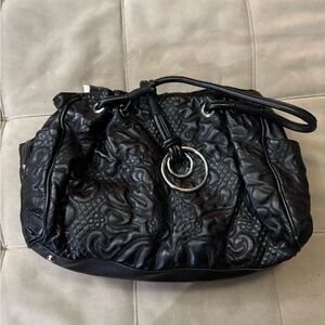 Black Textured Sondra Roberts Bag